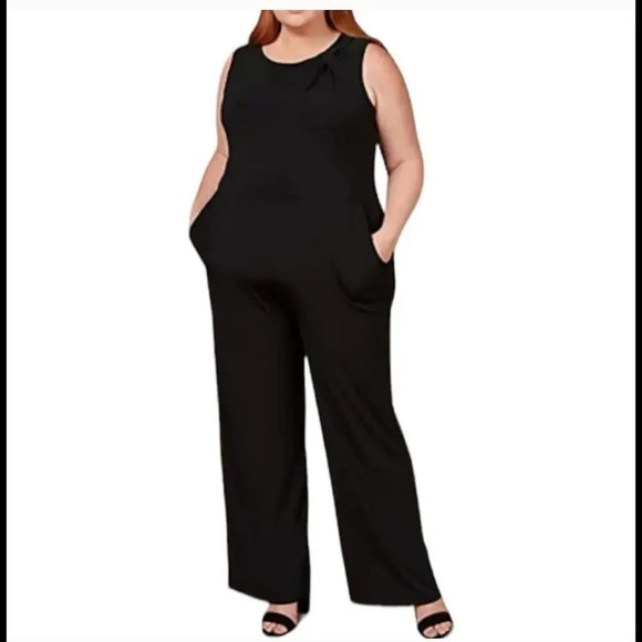 J Jason Wu City Knit Sleeveless Jumpsuit - Black - Women's Size X-Small NWOT - Picture 2 of 14